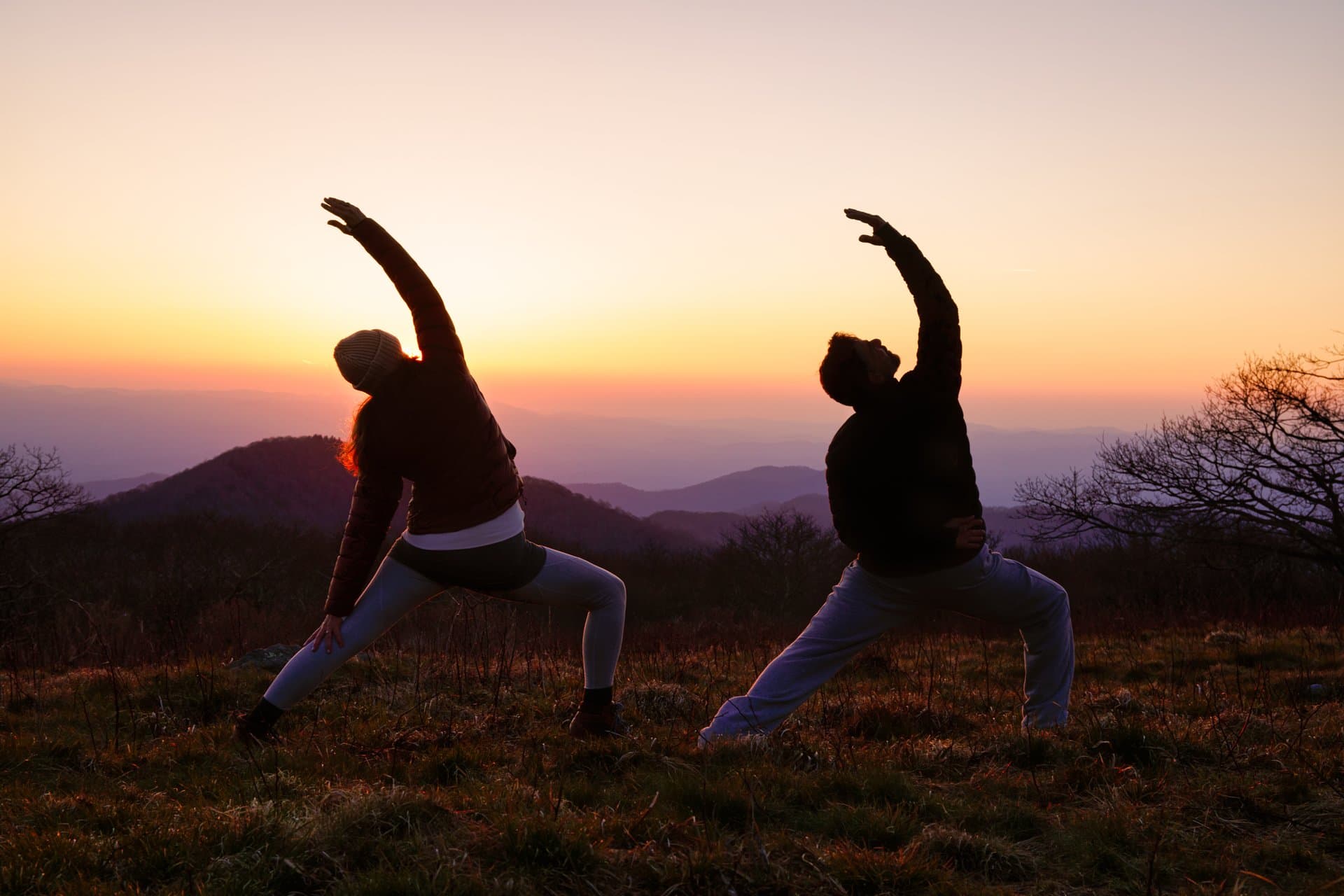 Full Moon Yoga at Craggy Gardens