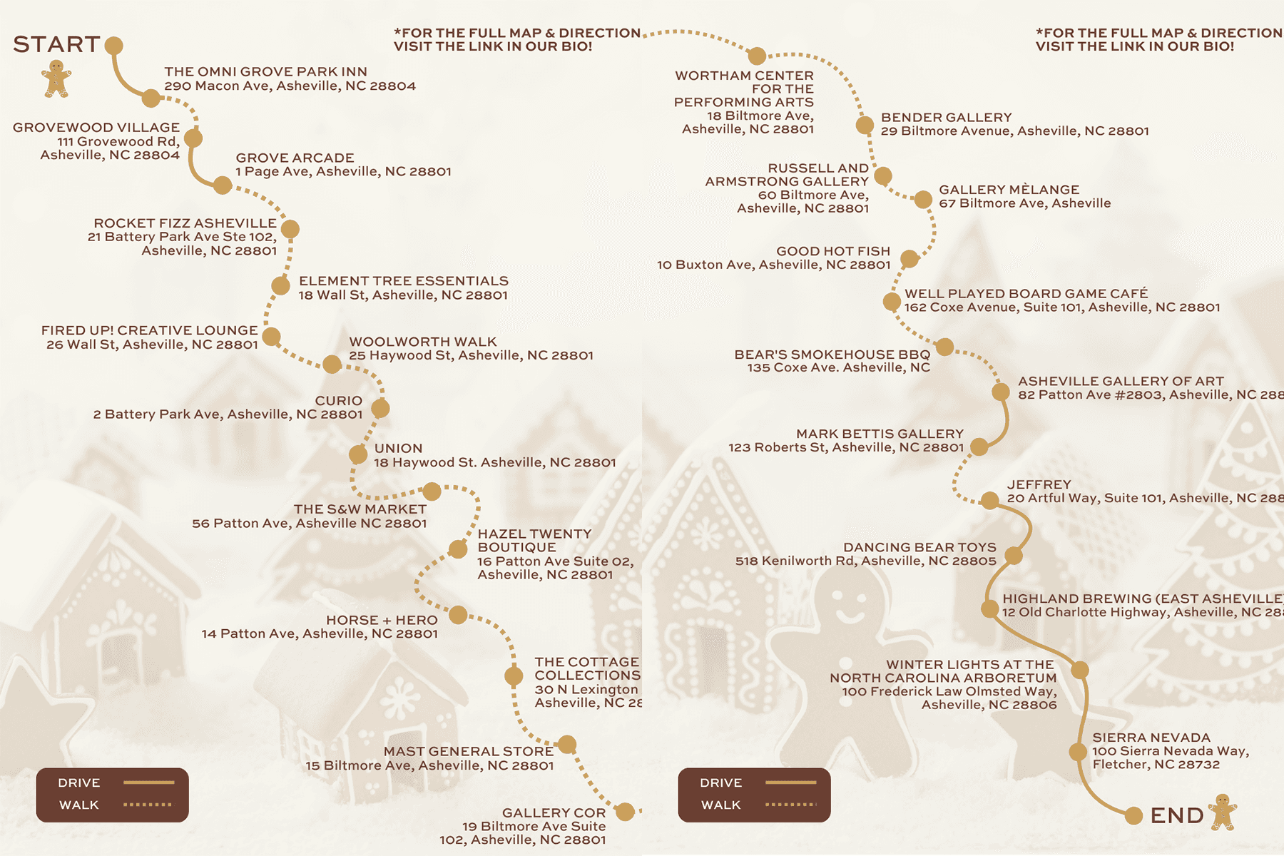 Gingerbread Map of Giving