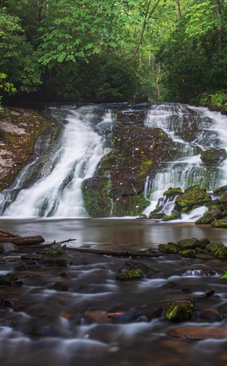 Deep Creek Waterfall Asheville 