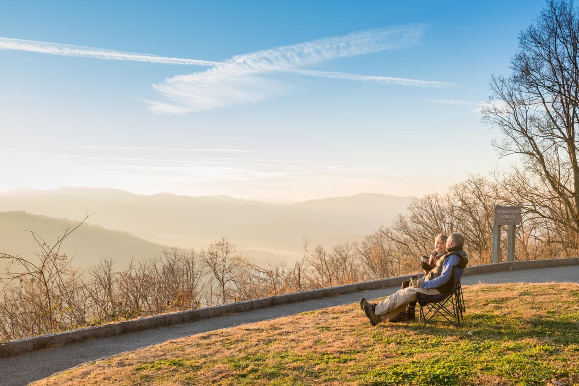 Tanbark Ridge Overlook, Blue Ridge Parkway by Emily Chaplin