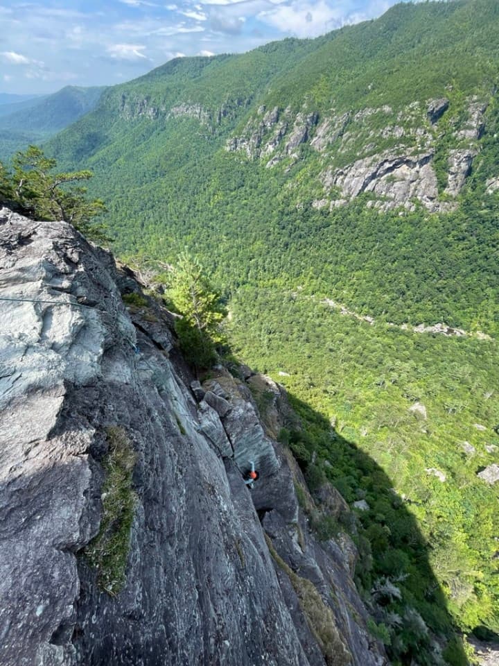 Rock Climbing with Fox Mountain Guides in WNC Rock Climbing with Fox Mountain Guides in WNC