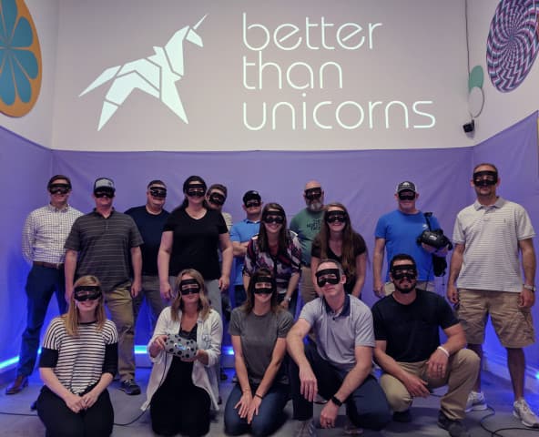 team building
These sessions include options for half-day and full-day experiences and are designed to help your team become more effective by working together to identify and improve their communication and listening skills. We implement our exercises with a series of games and initiatives using mobile apps, acting games, board games, and virtual reality games. There is a storyline we take your team through during the journey. team building
These sessions include options for half-day and full-day experiences and are designed to help your team become more effective by working together to identify and improve their communication and listening skills. We implement our exercises with a series of games and initiatives using mobile apps, acting games, board games, and virtual reality games. There is a storyline we take your team through during the journey.