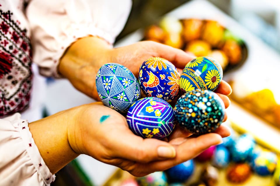 Ukrainian pysanky eggs by Andrea Kulish Wilhelm of Studio A - photo by Clay Nations Photography Ukrainian pysanky eggs by Andrea Kulish Wilhelm of Studio A - photo by Clay Nations Photography