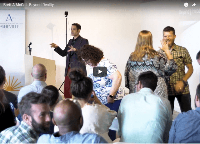 full video: https://www.youtube.com/watch?v=LILtHlUrRwU
Our CEO, Brett, leads us into a future that is rapidly evolving and explored every day in the realms of virtual and augmented reality. full video: https://www.youtube.com/watch?v=LILtHlUrRwU
Our CEO, Brett, leads us into a future that is rapidly evolving and explored every day in the realms of virtual and augmented reality.