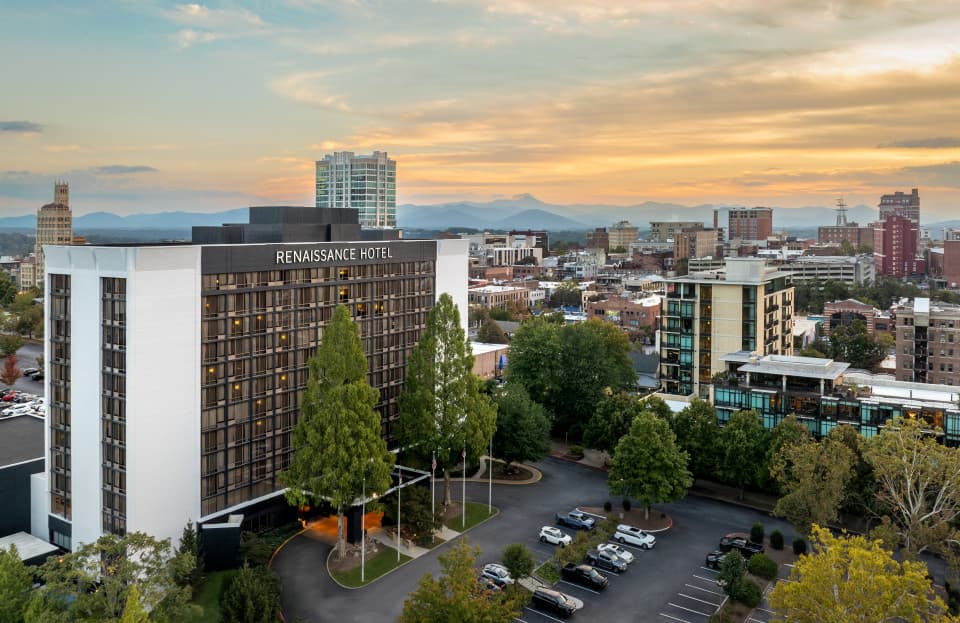 Exterior of Rennaissance at dusk Exterior of Rennaissance at dusk